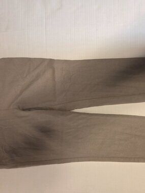 Counterparts Womens Taupe Tan Elastic Waist Pull On Straight Leg Pants 17x26‎